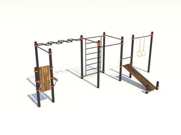 спортивный шорты: Воркаут площадки: турники, брусья, рукоход, тренажёры, кольца — 1