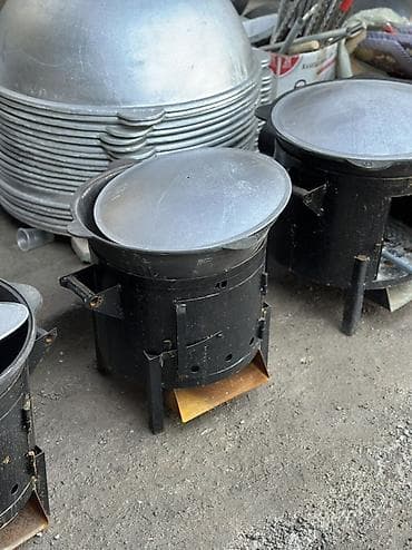 Компрессоры: Казан чугунный с крышкой Davr Metall Объёмы: 4.5 л, 6 л, 8 л, 10 л — 6