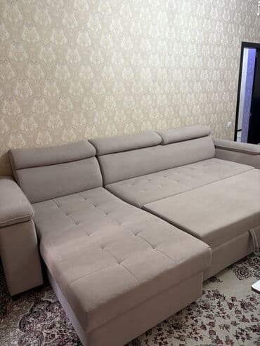 Бурчу бар дивандар: СРОЧНО‼️ Угловой раскладной диван, почти новый, покупала в Таатане за — 3