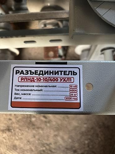 болмо гулдору фото: Разъединитель РЛНД-10-10/400 УХЛ1 - Назначение: коммутационный — 3