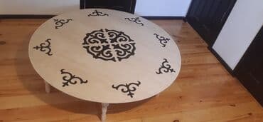 сандык купить бишкек: Улуттук кыргыз үстөлү, Бүктөө, Жыгач, түсү - Ак — 5