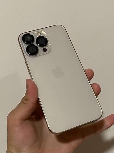iphone 8: IPhone 13 Pro, Б/у, 128 ГБ, Natural Titanium, Защитное стекло, 76 % — 2