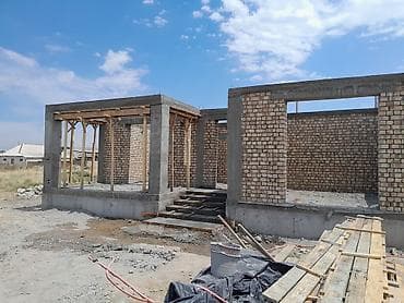 Курулуш жана оңдоо кызматтары: Кладка стен из кирпича. Профессиональные каменщики - Возводим — 7