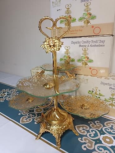 Гирлянды: Четырехярусная сервировочная этажерка Royal Craft - Назначение: для — 2