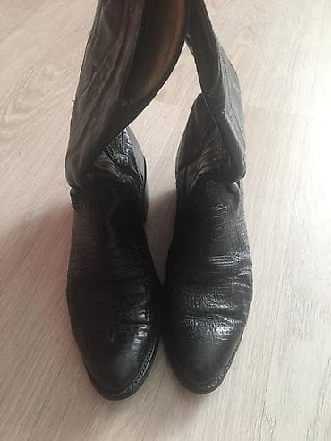 Ботинки: Продаю мужские ковбойские сапоги ручной работы. Два вида кожи — 4