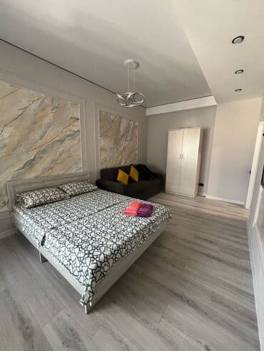 квартира суточные в бишкеке: 1 комната, Бронь, Круглосуточное заселение, Парковка — 7