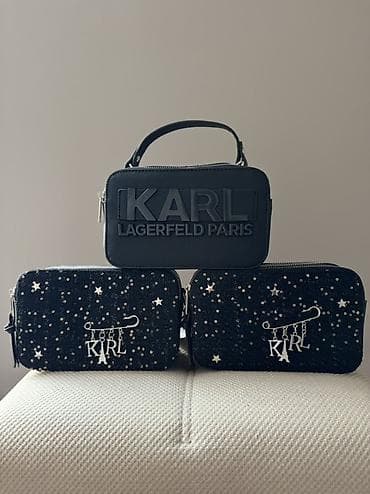Кошельки, портмоне: Набор фирменных косметичек и мини-сумок Karl Lagerfeld и Fendi. Karl — 2