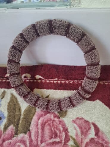 Меховой Чехол на руль, цвет - Розовый, Новый, Самовывоз