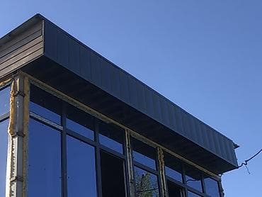 Работы по фронтону
Своя автовышка 18 метров