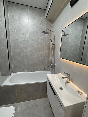 70 сом: 1 бөлмө, 42 м², Элитка, 12 кабат, Дизайнердик ремонт — 5