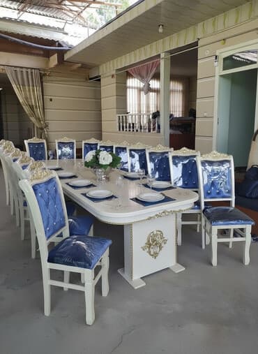 Стол и стул для зала, Новый, Самовывоз, Бесплатная доставка, Платная доставка, цвет - Бежевый