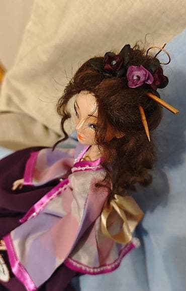 Другой декор и предметы интерьера: Арт-кукла в восточном стиле - Авторская будуарная кукла (из — 3