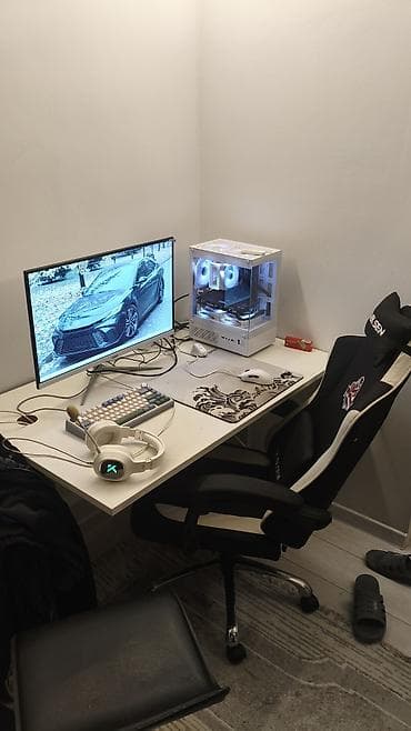 продам игровой компьютер: Компьютер, ядер - 6, ОЗУ 8 ГБ, Игровой, Б/у, AMD Ryzen 5, AMD Radeon RX 6600, NVMe — 2