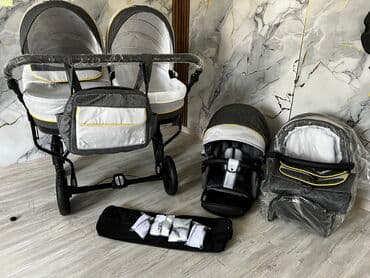 купить прогулочную коляску недорого: Коляска, цвет - Серебристый, Новый — 7