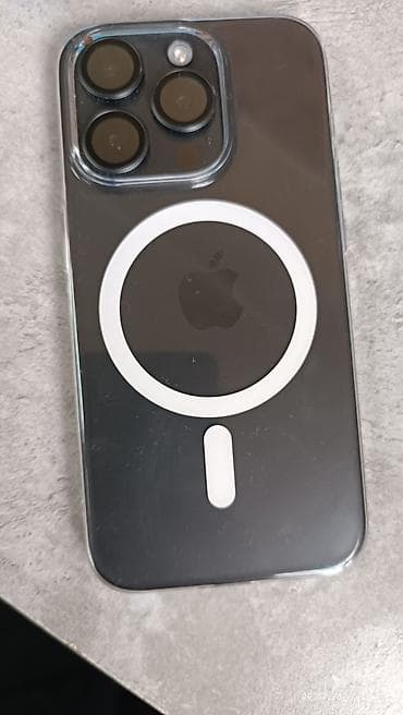 афон 17 про: IPhone 15 Pro Max, Б/у, 256 ГБ, Black Titanium, Чехол, 90 % — 3