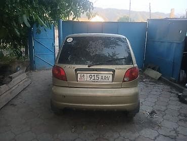 Daewoo Matiz: 2007 г., Кол менен иштөөчү, Хетчбек — 1