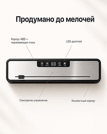 Домашний вакуумный упаковщик для продуктов - Сохраняет свежесть — 2