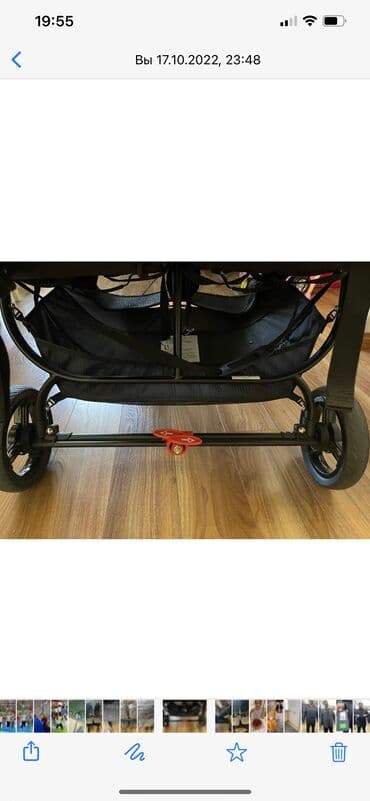 3 колесный велосипед: Коляска, Б/у — 3