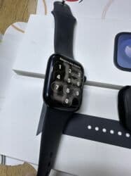 ми бенд 9 цена в бишкеке: Apple Watch 9 Цвет:Midnight night размер: 45мм ремешок S размер — 5