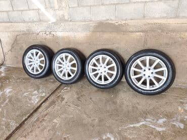 дополнительное освещение на авто: Колеса в сборе 215 / 55 / R 17, Всесезонная, Б/у, Комплект, Легковые, отверстий - 5 — 4