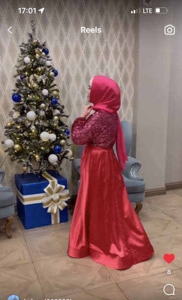 аренда свадебного платья бишкек: Кече көйнөгү, Барпайган модель, 44, 46 (M), Жеңдери: Фонариктер, Мусулман — 2