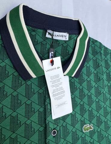 брендовые мужские спортивные костюмы из турции: Мужской спортивный костюм, S, M, L, Lacoste, Новый, цвет - Зеленый, Самовывоз — 3