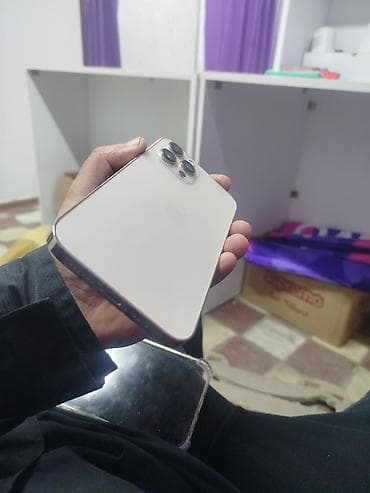 Apple iPhone: IPhone 12 Pro Max, Б/у, 128 ГБ, Белый, Чехол, 77 % — 3