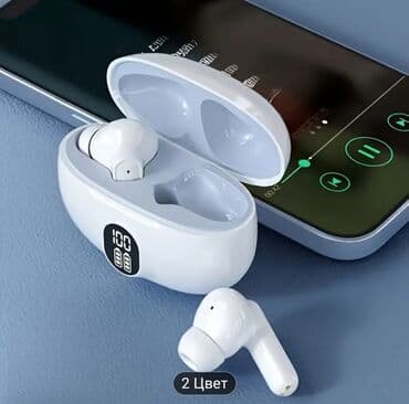 чехол для беспроводных наушников: Беспроводные TWS-наушники с зарядным кейсом, цвет: белый. Совершенно — 5