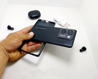huawei 50: Poco M7 Pro 5G, Б/у, 256 ГБ, цвет - Черный, 1 SIM, 2 SIM — 4