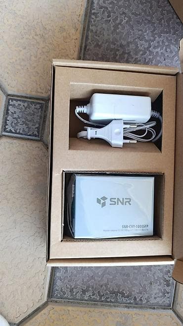 пассивное сетевое оборудование ethernet sfp: 2000 сом за 1 шт 6 шт есть Медиаконвертеры SNR-CVT series Модель — 2