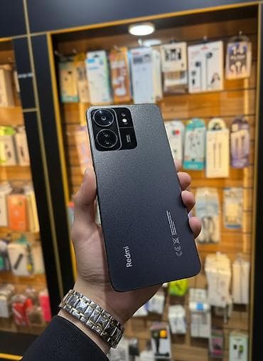 Redmi, Redmi 13C, Б/у, 256 ГБ, цвет - Черный, 2 SIM