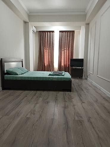 аренда студий: Студия, Люкс, элитка, Асанбай мкр, Душевая кабина, Постельное белье, Кондиционер — 7