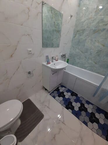 суточные квартиры бишкек филармония: 1 комната, Душевая кабина, Постельное белье, Кондиционер — 5