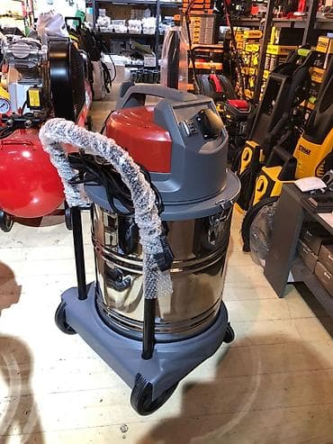 Промышленный пылесос для сухой/влажной уборки - Корпус: нержавеющая