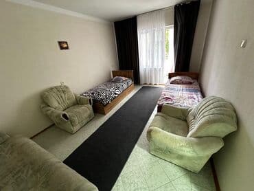 отдых на иссык куле тамчы: 3 бөлмө, 61 кв. м, 105-серия, 1 кабат, Эски ремонт — 1