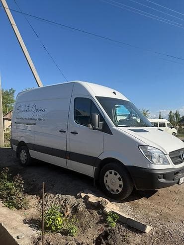 mazda demio двери: Mercedes-Benz Sprinter, белый фургон (длинная база, высокий потолок) — 3