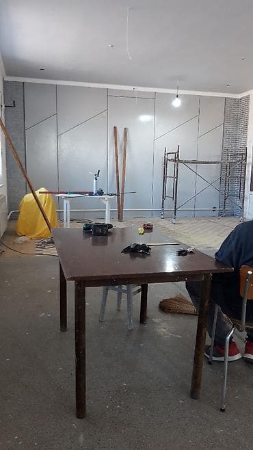 Декоративные стеновые панели из МДФ/ЛДСП с геометрическим рисунком -