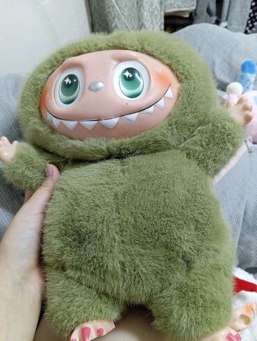 где можно купить обезьянку: Мягкая игрушка-кукла «Зелёный монстрик/кролик» - Забавный персонаж с — 1