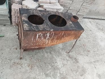 кок жар жил массив: Железная походная/дачная печь-варочная с двумя конфорочными — 2