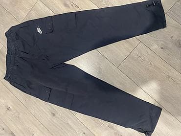 Брюки: Мужские брюки, S, Nike, Новый, цвет - Черный, Бесплатная доставка — 1