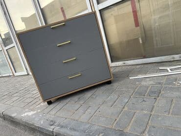 полки г ош: Комод для одежды, Новый, Без зеркала, Другой материал, цвет - Серый — 3