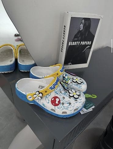 Сабо, 32, 33, 34, Crocs, Новый, цвет - Белый, Платная доставка, Самовывоз