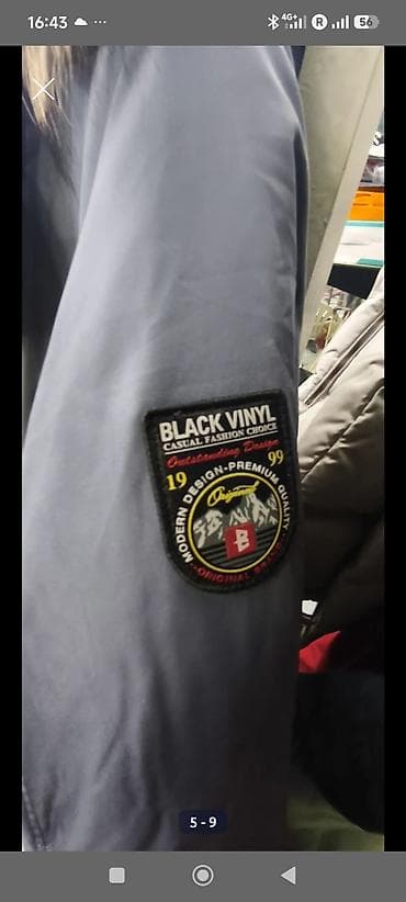 брендовые пуховики: Мужская зимняя парка BLACK VINYL - Тёплая длинная модель в — 5