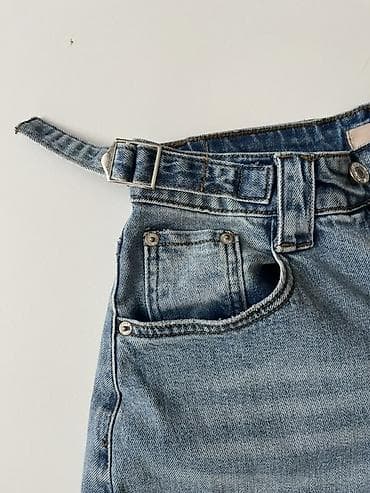 зимние штаны мужские: Джинсы carpenter в стиле workwear, светло-синяя джинса. - Свободный — 2