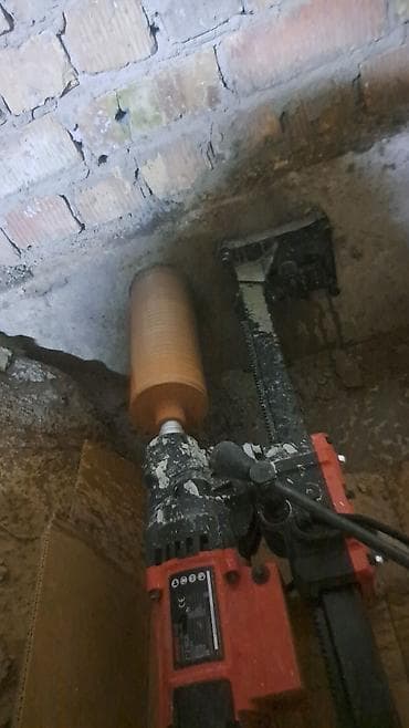 Бургулоочу шаймандар: Алмазное бурение отверстий в бетоне, кирпиче и камне - Стационарная — 1