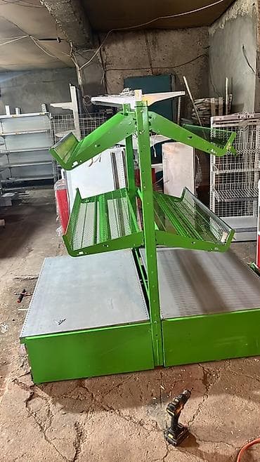 Островной стеллаж для овощей и фруктов - Двухсторонняя конструкция с