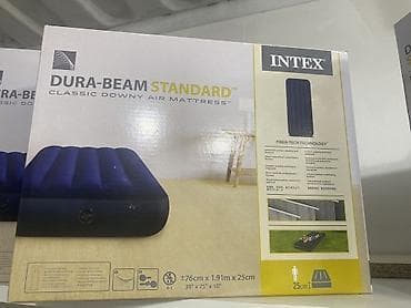 Надувные матрасы: Надувной матрас, Односпальный, Intex, длина - 191 см — 1