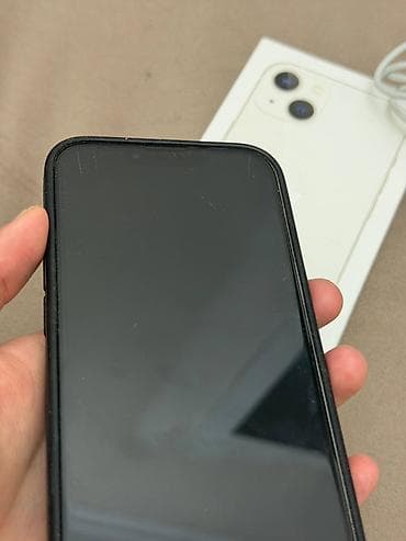 iphone 19: IPhone 13, Б/у, 128 ГБ, Белый, Зарядное устройство, Защитное стекло, Чехол, 89 % — 4