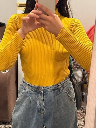 Кофта, Высокая горловина, Осень-весна, S