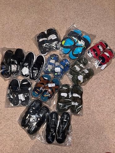 Next сандали, кеды и туфли. Новые Сандали синие/голубые